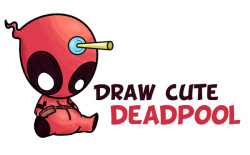 Cartoon Deadpool Drawing | Free download best Cartoon ...