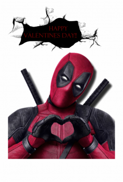 Freeuse Download Deadpool Clipart Heart - Valentines Day ...