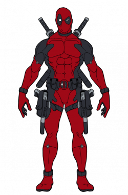 28+ Collection of Deadpool Full Body Drawing | High quality, free ...