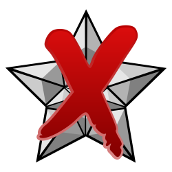 File:Featured article star - cross(silver).svg - Wikimedia Commons