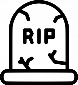 Death Funeral Grave Gravestone Graveyard Rip Svg Png Icon Free ...
