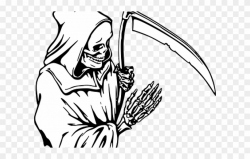 Reaper Clipart Sickle - Death Drawing - Png Download ...