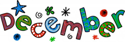 The Month of December, Whimsical Cartoon Text Clip Art ...