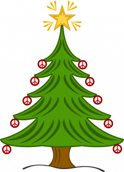 clipartist.net » Clip Art » xmas christmas tree 14 peace symbol sign SVG