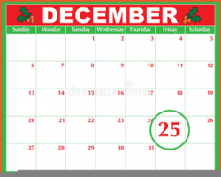 December Calendar Clipart | Free Images at Clker.com ...