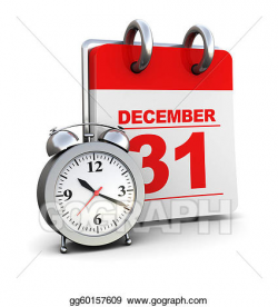 Stock Illustration - End of year. Clipart gg60157609 - GoGraph