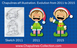 Chapulines Collection: Christmas Elves Clipart