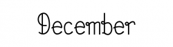 December Font - free fonts download
