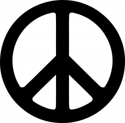 clipartist.net » Clip Art » black peace symbol fav wall paper ...