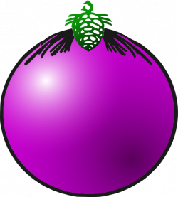 Purple Bauble Clip Art at Clker.com - vector clip art online ...