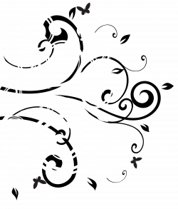 Black White Decor PNG Clip Art Image | Gallery Yopriceville - High ...