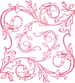 Decoration, Pretty, Pink, Swirl, Border Clip Art at Clker.com ...