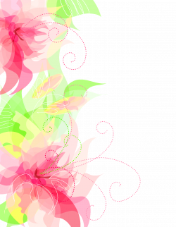 Cute Floral Decoration Transparent PNG Clipart | decoración ...
