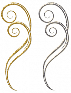 Gold and Silver Decorative Ornaments PNG Clipart | Gallery ...
