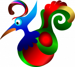 Public Domain Clip Art Image | Decorative Bird | ID: 13550844018436 ...