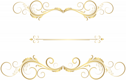 Gold Decorative Ornaments PNG Clip Art | Gallery Yopriceville ...