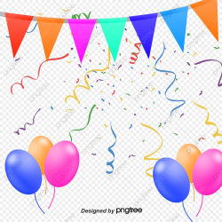 Hand Painted Birthday Party Decorations, Birthday Clipart ...