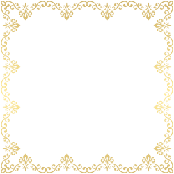 Frame Deco Gold Clip Art PNG Image | Gallery Yopriceville - High ...