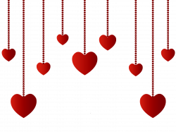 Hanging Hearts Decoration PNG Picture | Gallery Yopriceville - High ...