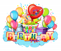 Image - Happy Birthday Decor Transparent Clipart Picture.png ...