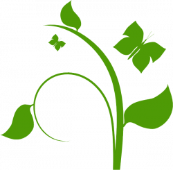 Green Leafy Vines Clip Art stock illustration. Illustration of ...