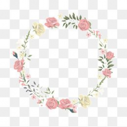 2019 的 Rose Decorative Circular Border, Rose Clipart, Rose ...