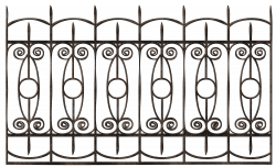 Transparent Ornamental Iron Fence PNG Clipart | ClipArt | Pinterest ...
