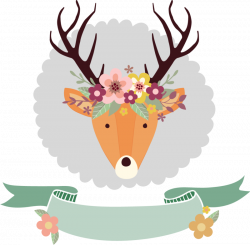 Stag with Flower Crown - Tote Bag | T Shirt Printing & T Shirt ...