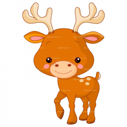 Cute baby deer clipart free clipart images - Clipartix