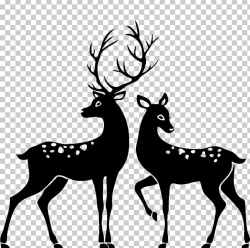 White-tailed Deer Silhouette Stag And Doe PNG, Clipart ...