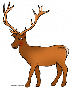 Wildlife clipart elk horn - Pencil and in color wildlife clipart elk ...