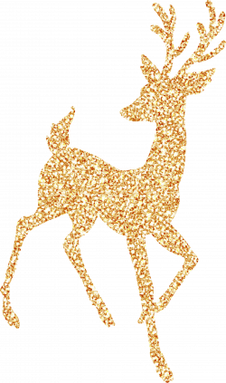 Deer Clipart gold glitter - Free Clipart on Dumielauxepices.net