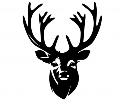 Deer head, Christmas, Hunting,  Silhouette,SVG,Graphics,Illustration,Vector,Logo,Digital,Clipart