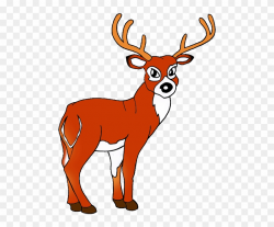 Deer Clipart Mammal - Deer Clipart Gif, HD Png Download ...
