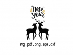 Deer SVG File / Deer Head SVG / Deer Clipart / Deer Head Clipart / Deer  Vector / Hunting SVG Files / Svg Files for Cricut / Silhouette