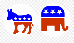 Political Clipart Election - Republican And Democratic Party ...