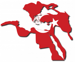 Ottoman Flag-Map | Ottoman Empire | Pinterest | Ottoman flag and ...