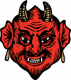 OnlineLabels Clip Art - Devil Head