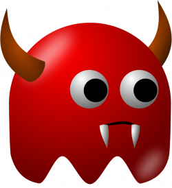 Clipart - Red Monster ns