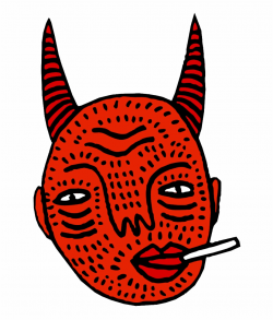 Demon Clipart Devil Face Polly Nor Devil Head - Clip Art Library