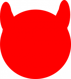 Devil Outline Red Clip Art at Clker.com - vector clip art online ...