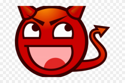 Emoji Clipart Demon - Red Devil Cartoon Png, Transparent Png ...