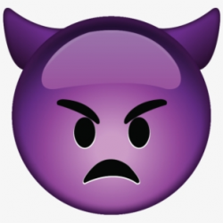Emojis Devil - Purple Devil Emoji Png #366399 - Free ...