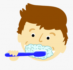Clipart Kid Nose - Clip Art Brushing Teeth #74579 - Free ...