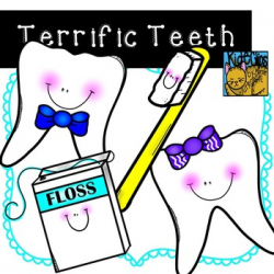 Tooth Clip Art Dental Health Clip Art by Kid-E-Clips Commercial and  Personal Use