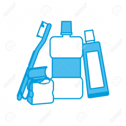 Dental hygiene products » Clipart Station