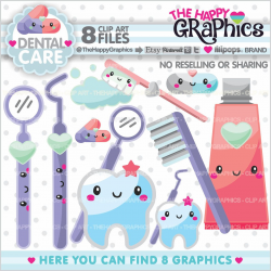Dentist Clipart, Dentist Graphics, COMMERCIAL USE, Kawaii ...