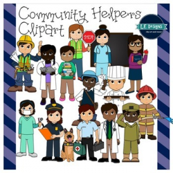 Community Helpers Clipart {L.E. Designs}