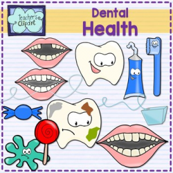 Dental health and Oral Hygiene Clipart