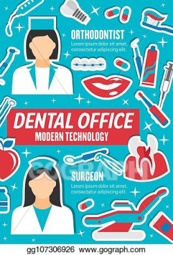 Vector Stock - Dentists orthodontist and surgeon, dental ...
